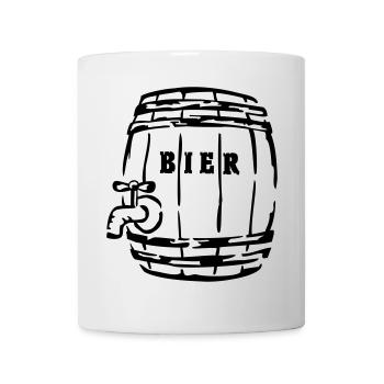 bierfass junggesellenabschied vatertag - Tasse - Weiß - Vorne
