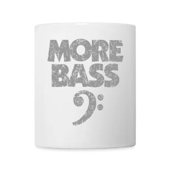 More Basse (Vintage/Gris) Bassistes - Mug blanc - blanc - Devant