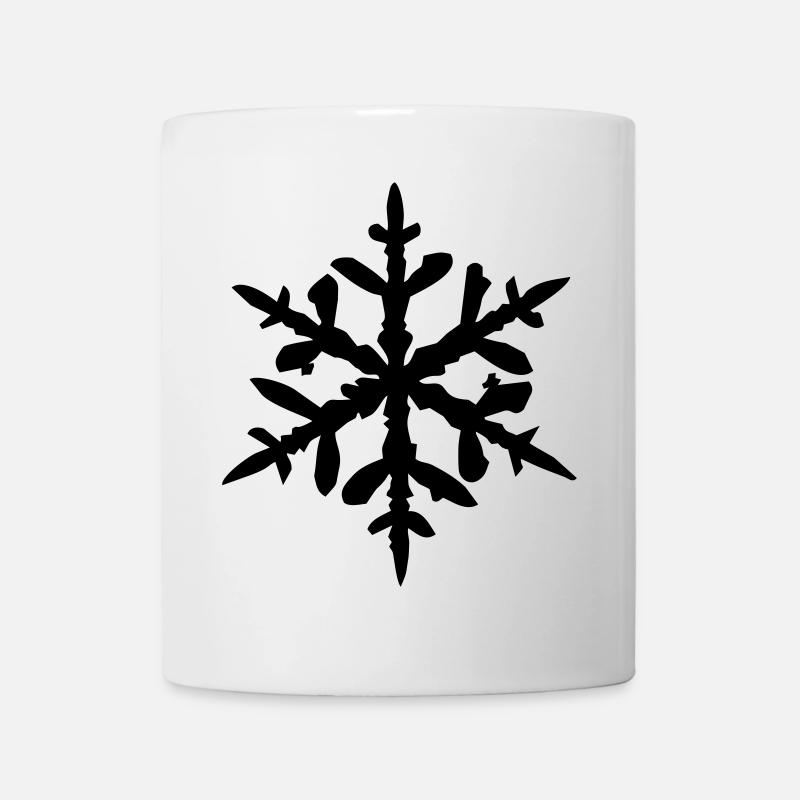 Flocon de neige - Mug blanc - blanc