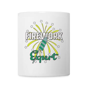 Firework Expert - Tasse - Weiß - Vorne