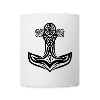 Vikings Thor's Hammer - Mug - white - Front