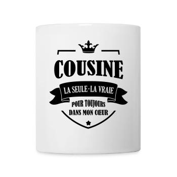 Onkel / Tante / Vetter / Cousin / Kusine - Tasse - Weiß - Vorne