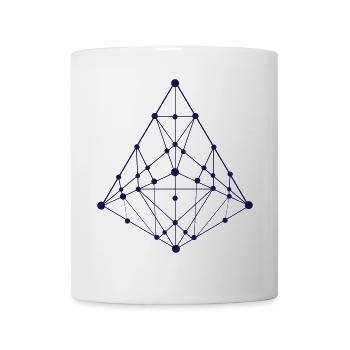 Blockchain, Ether - Mug - white - Front