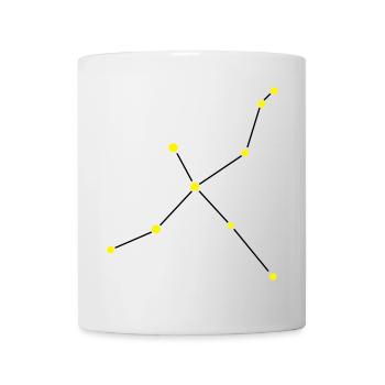 Sternbild Schwan - Tasse - Weiß - Vorne