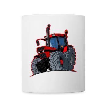 0856 case red border - Mug - white - Front