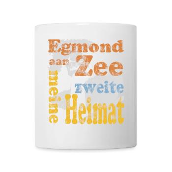 Egmond aan Zee - Tasse - Weiß - Vorne