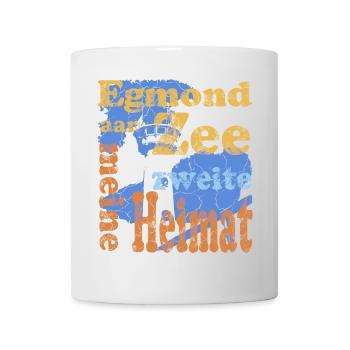 Egmond aan Zee - Tasse - Weiß - Vorne