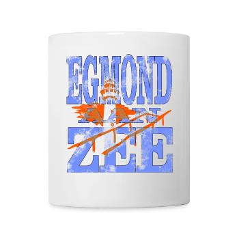 Egmond aan Zee - Tasse - Weiß - Vorne