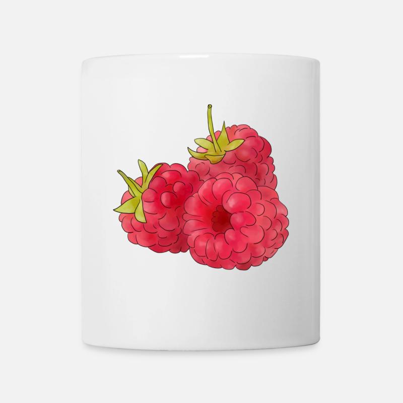 raspberries - Mug - white