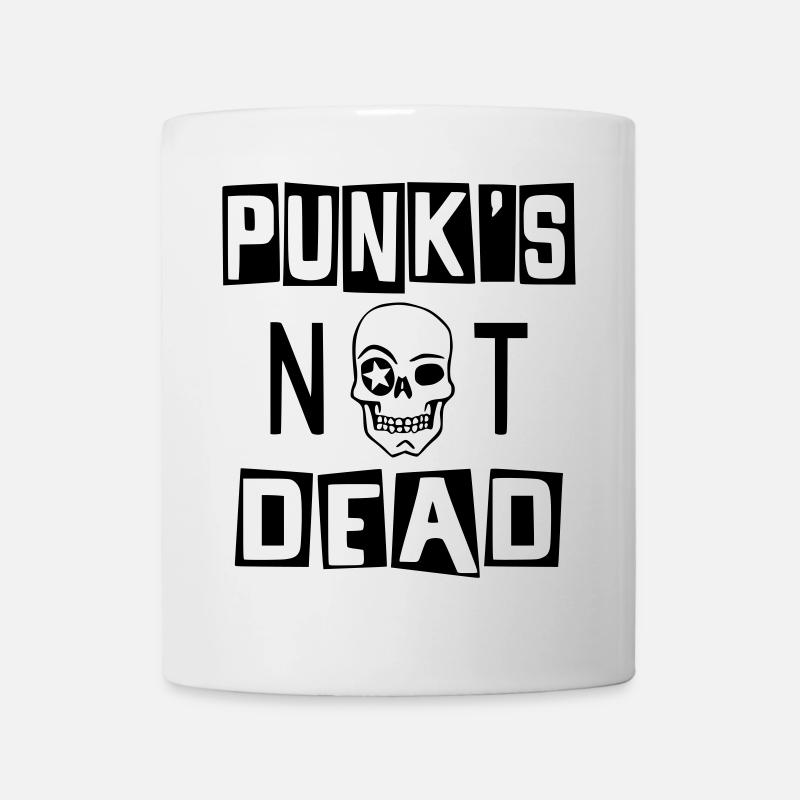PUNK'S NOT DEAD - Mug - white