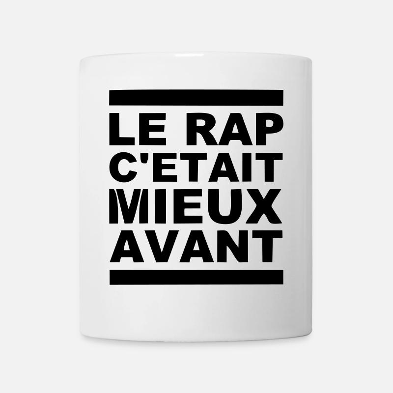 le rap c etait mieux avant - Mug blanc - blanc