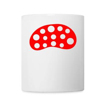 Fliegenpilz, Pilz im Wald Geschenk - Tasse - Weiß - Vorne