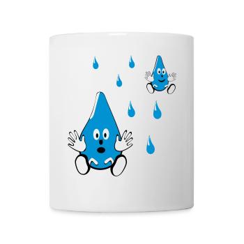 Little Water Drop Friends - Mug - white - Front