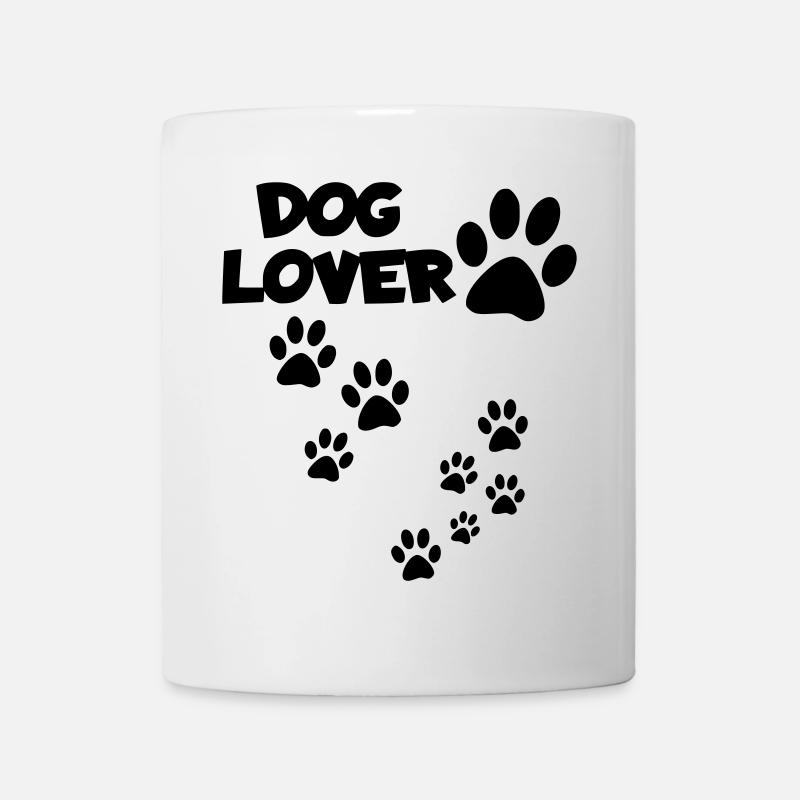 Dog lover, animal lover, dog, paws # - Mug - white