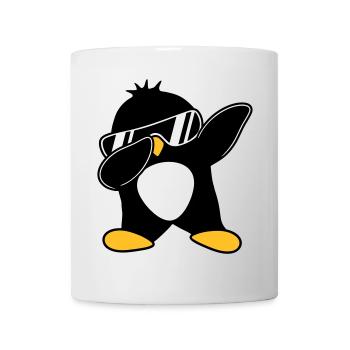 Pingouin dabbing - Mug blanc - blanc - Devant