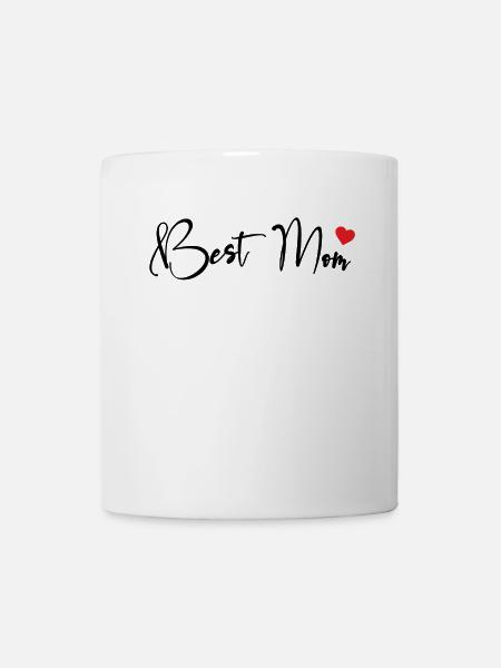 Beste Mutter Herz - Beste Mutter - Mutter Gans - Tasse - Weiß
