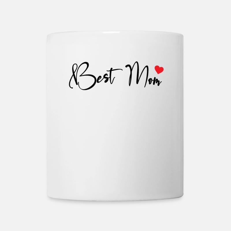 Beste Mutter Herz - Beste Mutter - Mutter Gans - Tasse - Weiß