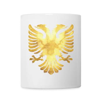 Double headed eagle Albania Kosovo Shqiptare - Mug - white - Front