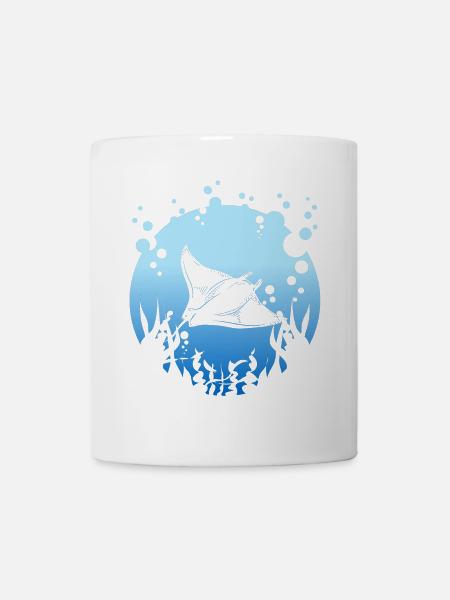 Manta Rochen - Tasse - Weiß