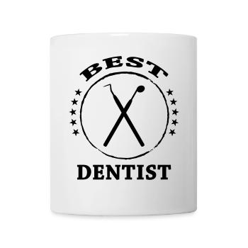 Dentiste - Mug blanc - blanc - Devant