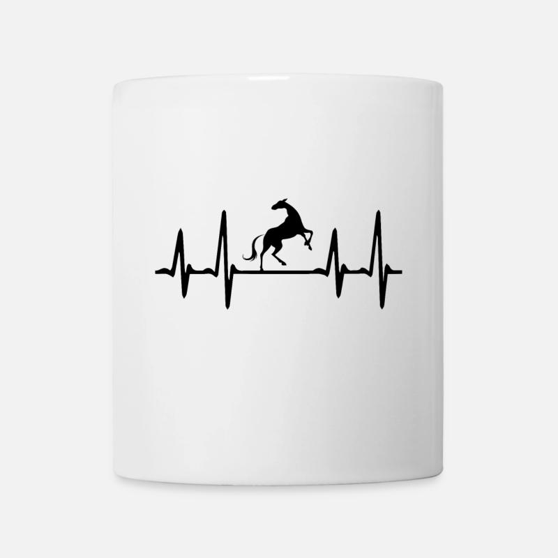 Stroke Horse - Mug - white