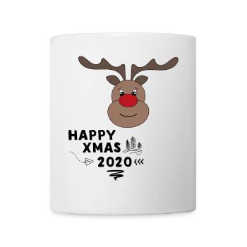 Joyeux Noël 2020 comme autocollant amusant - Mug blanc - blanc - Devant