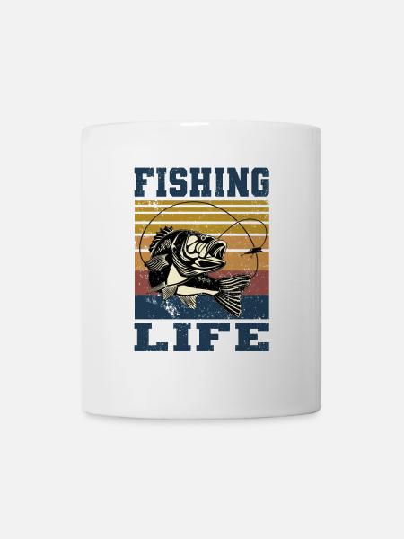 Fishing Life - Tasse - Weiß