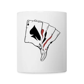 Karten - Tasse - Weiß - Vorne