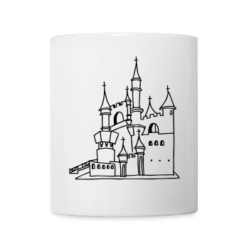Schloss - Tasse - Weiß - Vorne