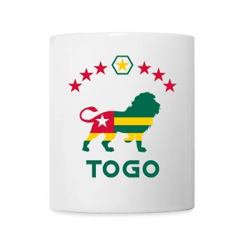 Conception du drapeau du Lion du Togo / Lomé cadeau Afrique - Mug blanc - blanc - Devant