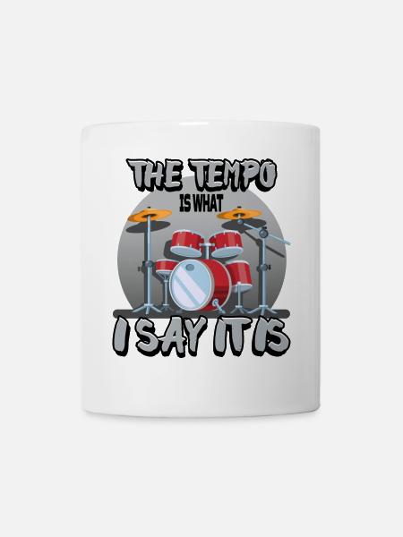 Drums Statement Drummer Drums Saying Gift - Mug - white
