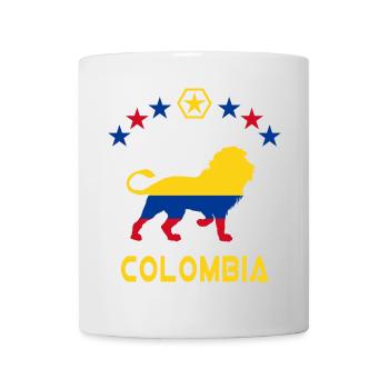 Conception / idée cadeau de lion de Colombie - Mug blanc - blanc - Devant