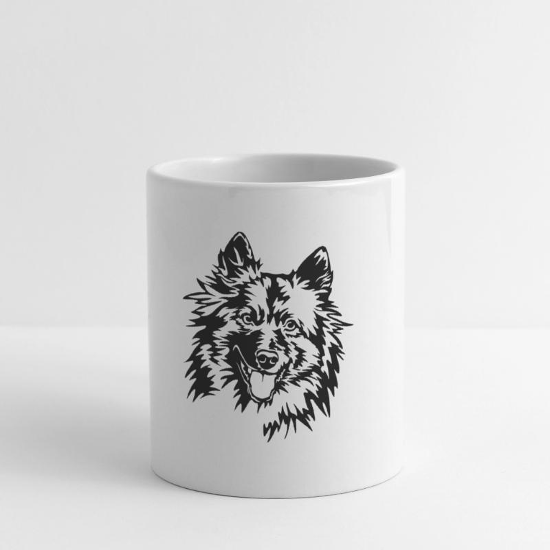 Wolfsspitz Kopf Tasse