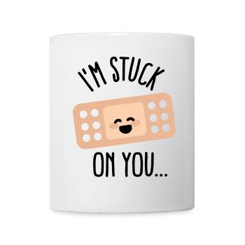 I'm stuck on you love nurse patches - Mug - white - Front
