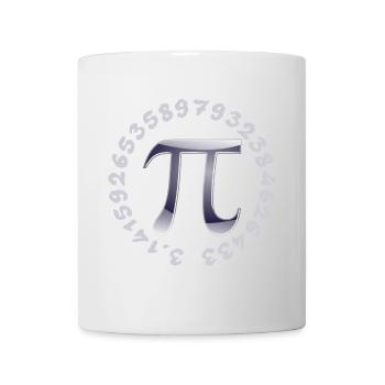 Pi 3,14 Pi-Day 14 Mars Pi jour mathématicien professeur - Mug blanc - blanc - Devant