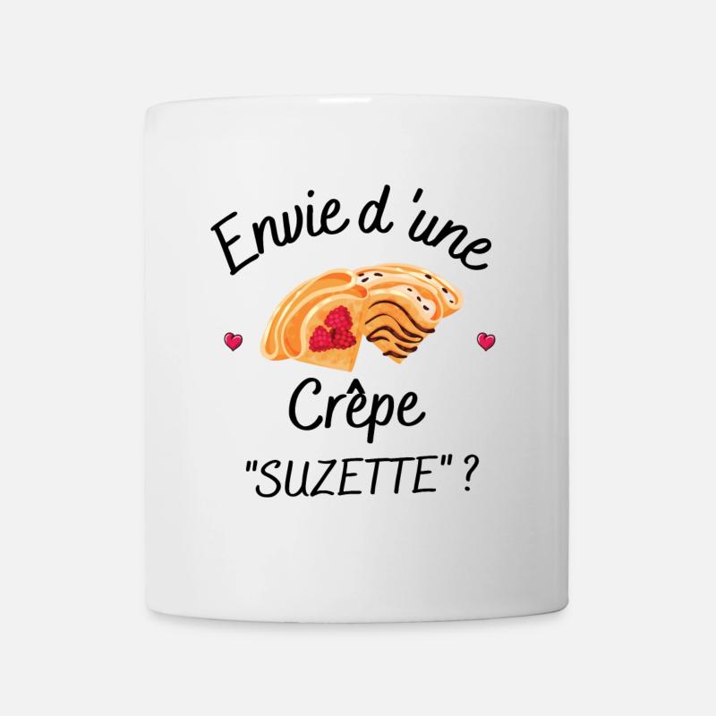 crepe, craving a pancake suzette. - Mug - white