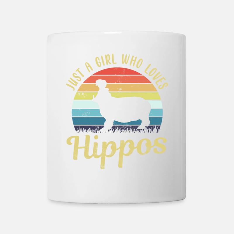 Nilpferd Flusspferd Hippo - Tasse - Weiß