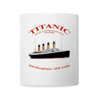 TITANIC COLLECTION KREATION Louis RUNEMBERG ©Adagp - Tasse - Weiß - Vorne