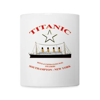 TITANIC STAR KREATION Louis RUNEMBERG © Adagp - Tasse - Weiß - Vorne