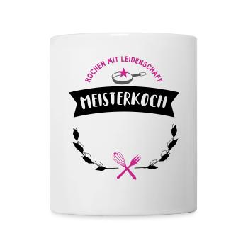 koch sternekoch individualisierbar geschenk bester - Tasse - Weiß - Vorne