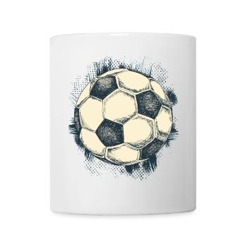 Retro Soccer - Soccer Ball - Soccer Player - Mug - white - Front