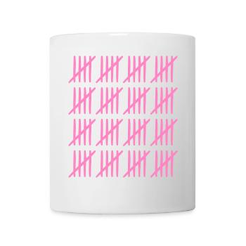 80 birthday tally sheet - 80 years old - Mug - white - Front