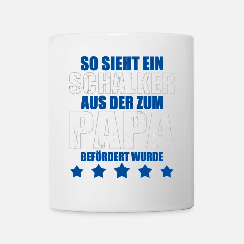 Schalker Papa | Schalke Vatertags Geschenkidee - Tasse - Weiß
