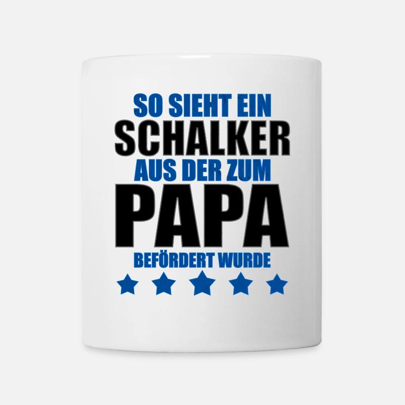 Schalker Papa | Schalke Vatertags Geschenkidee - Tasse - Weiß