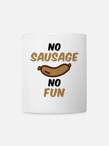 Pas de saucisse pas de plaisir - Mug blanc - blanc
