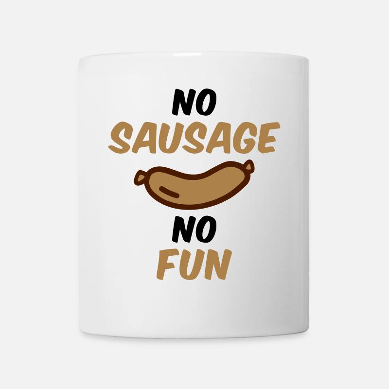 Pas de saucisse pas de plaisir - Mug blanc - blanc