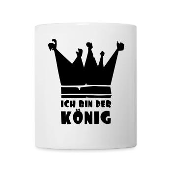ich bin der König - Tasse - Weiß - Vorne