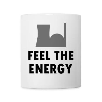 Feel the energy (nuclear power plant) - Mug - white - Front