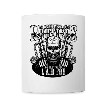 Ne vous frottez pas aux Routiers Ils ont l'air fou - Mug blanc - blanc - Devant