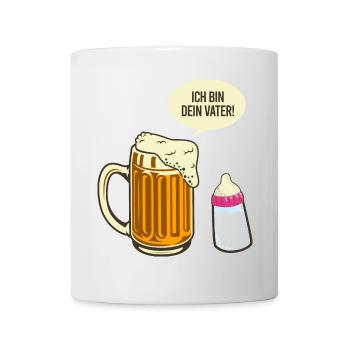 Ich bin dein Vater Bier Meme - Tasse - Weiß - Vorne